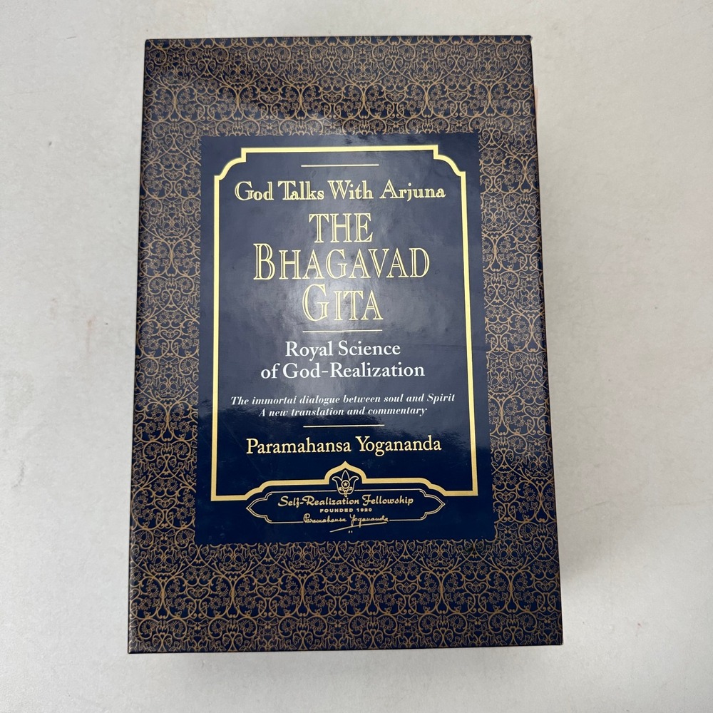 God Talks with Arjuna The Bhagavad Gita Paramhansa Yogananda Set Chapters 1-18